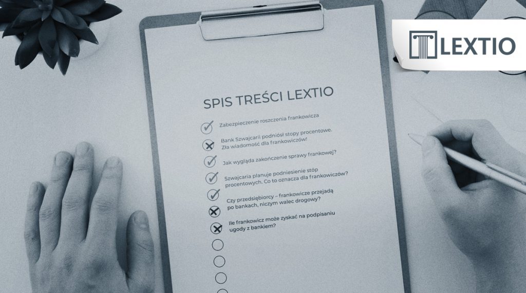 spis treści Lextio